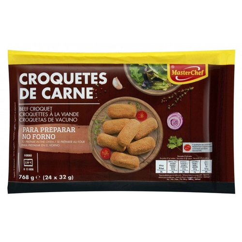 MChef Croquetes Carne Forno 24un