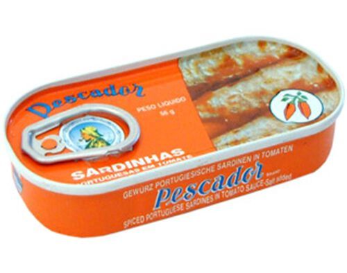 Sardinhas Pescador Portuguesas Em Tomate Picante 56 Gr