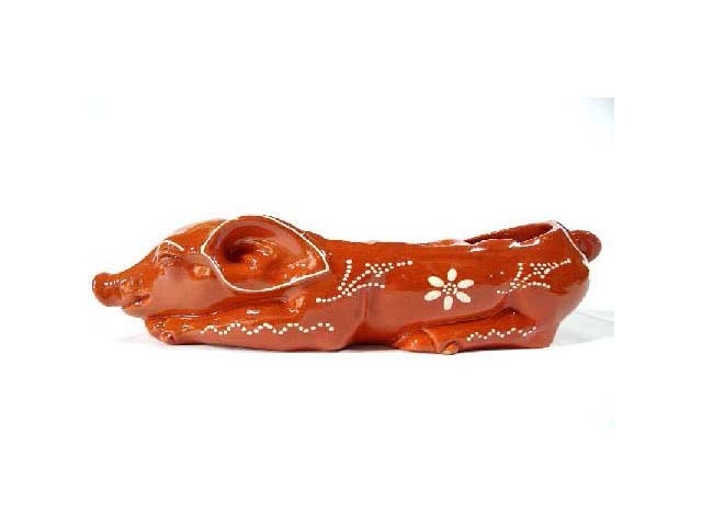 Porco Assador de Chouriço a Dormir Regional 30.5 x 12.5 x 7.5