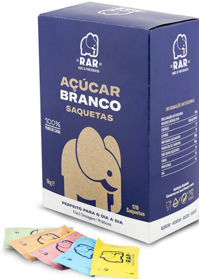 RAR Açucar Branco Granulado Saquetes 1 Kg