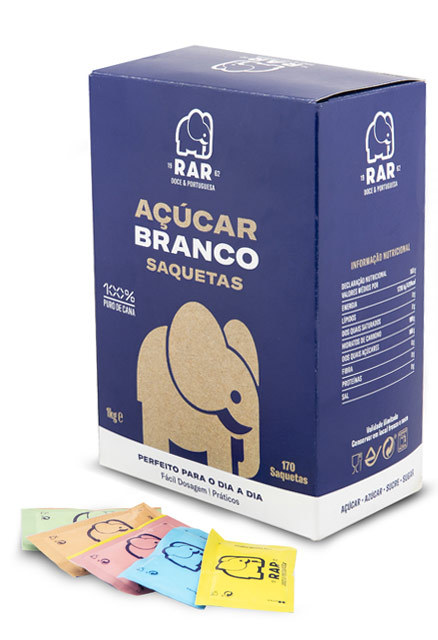 RAR Açucar Branco Granulado Saquetes 1 Kg