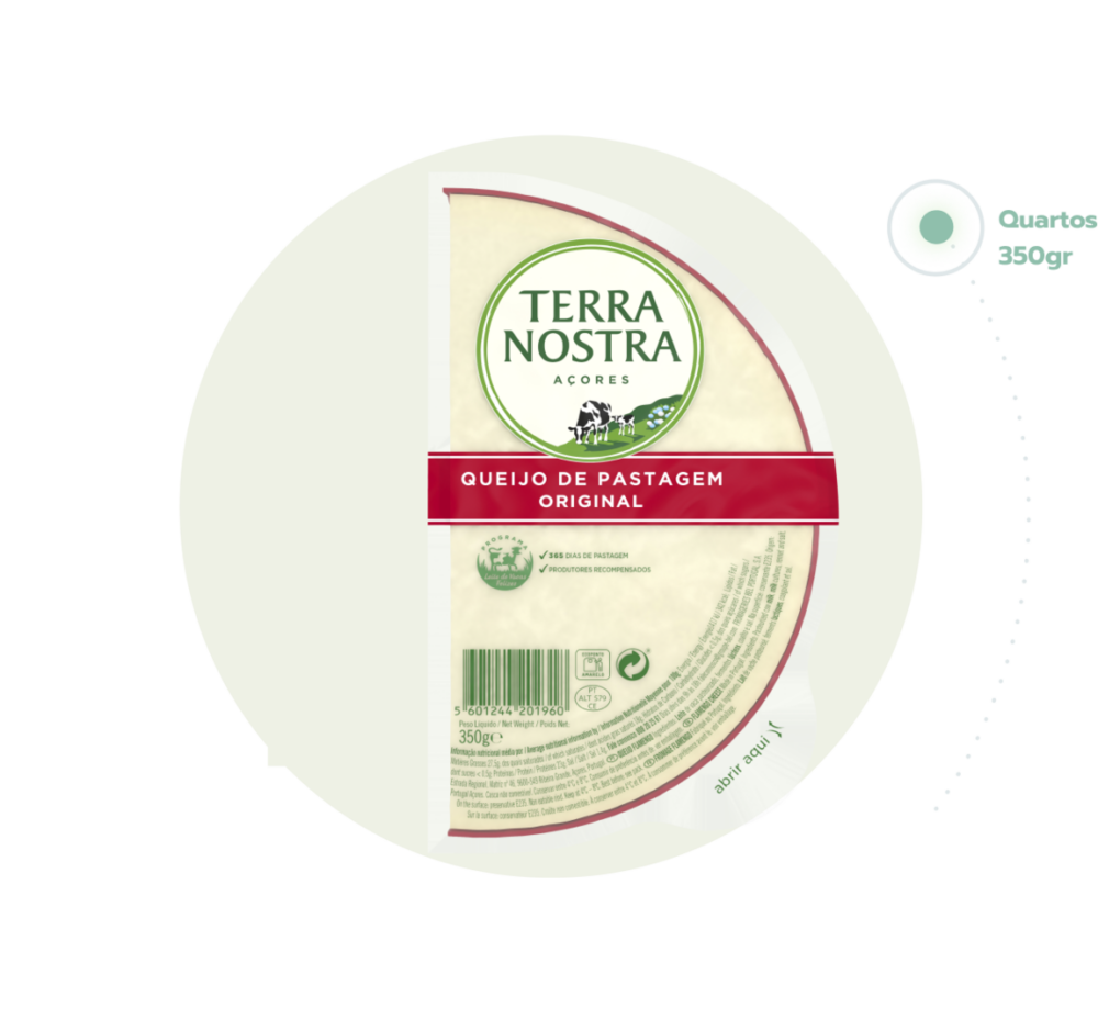 Terra Nostra Queijo Bola 1/4 350 Gr