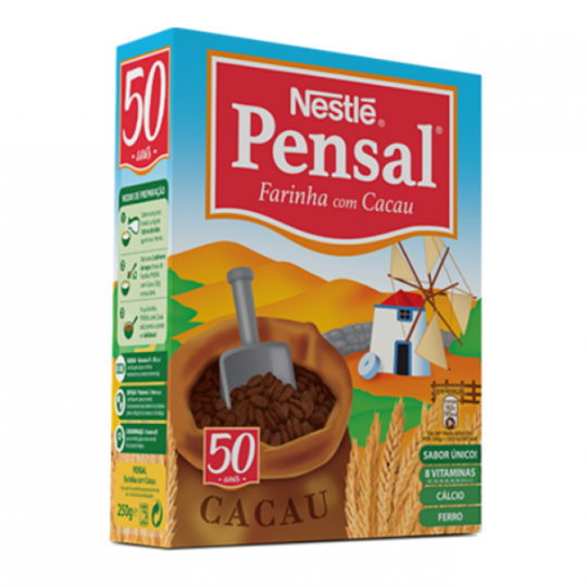 Nestle Pensal Farinha Com Cacao 250 Gr