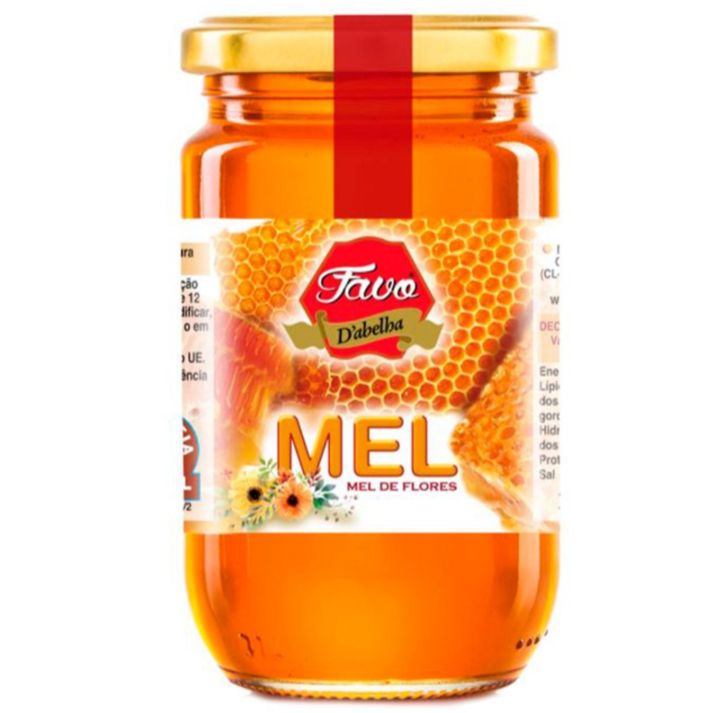 Favo D`Abelha Mel de Flores Frasco 1kg