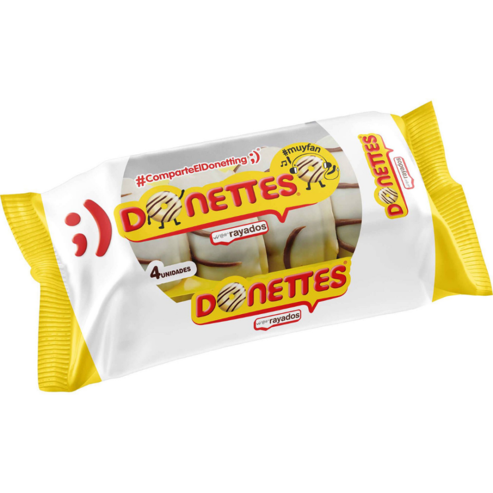 Donettes Rayados 88gr