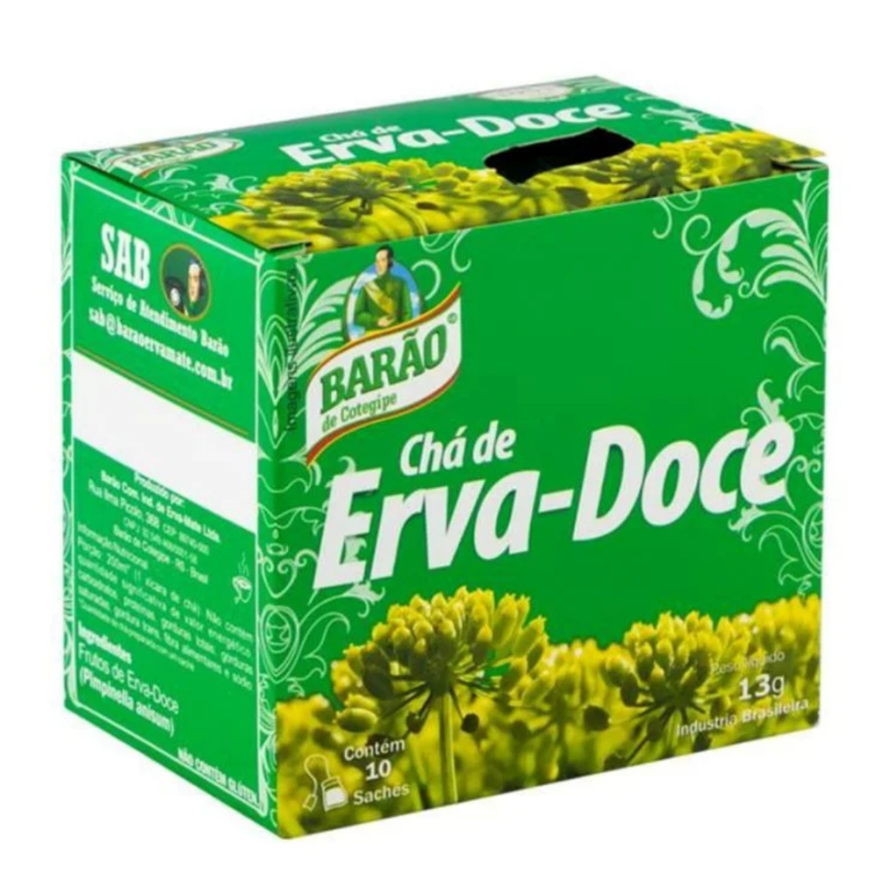 Barao Cha Erva Doce 13 Gr
