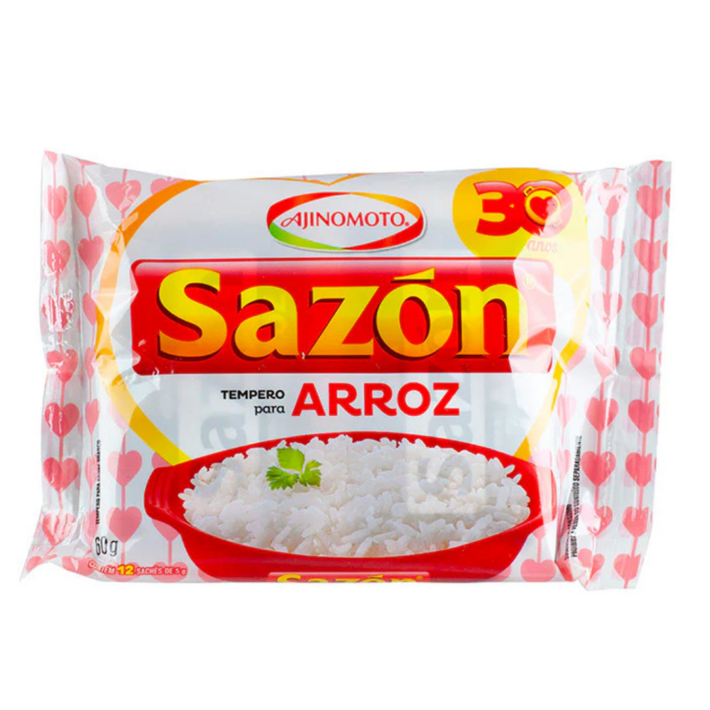Ajinomoto Sazon Branco Tempero p/ Arroz 60 Gr