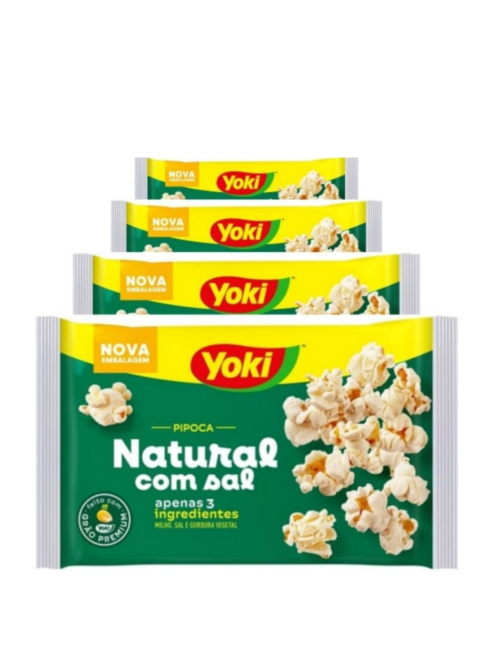 Yoki Pipoca Natural Com Sal 100 Gr