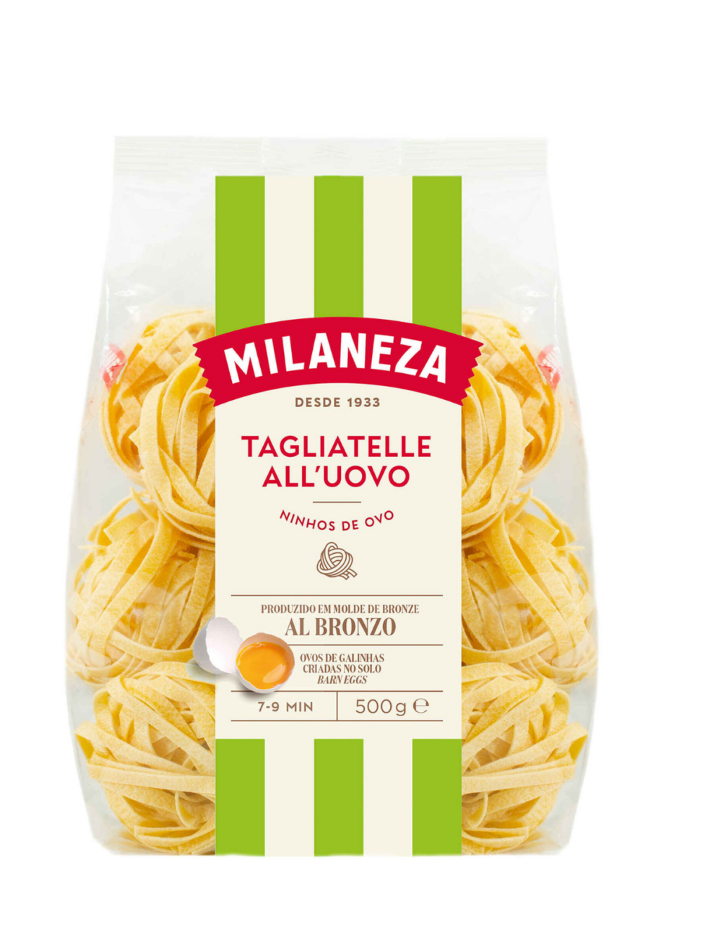 Milaneza Tagliatelle Ninhos de Ovo 500 Gr