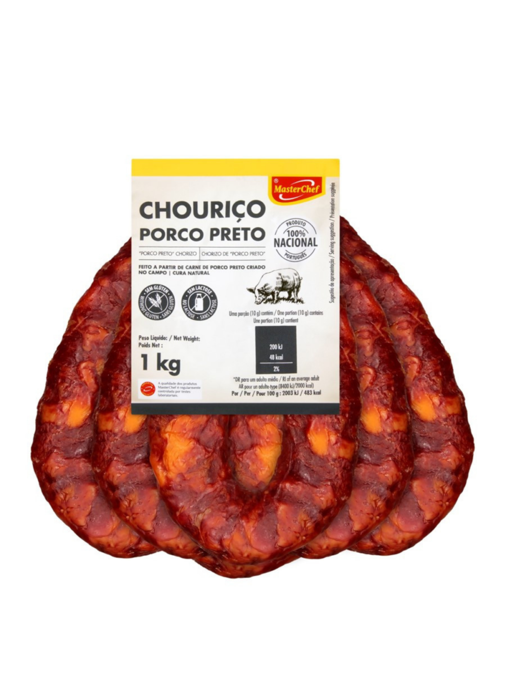 Mchef Chourico Porco Preto 1kg
