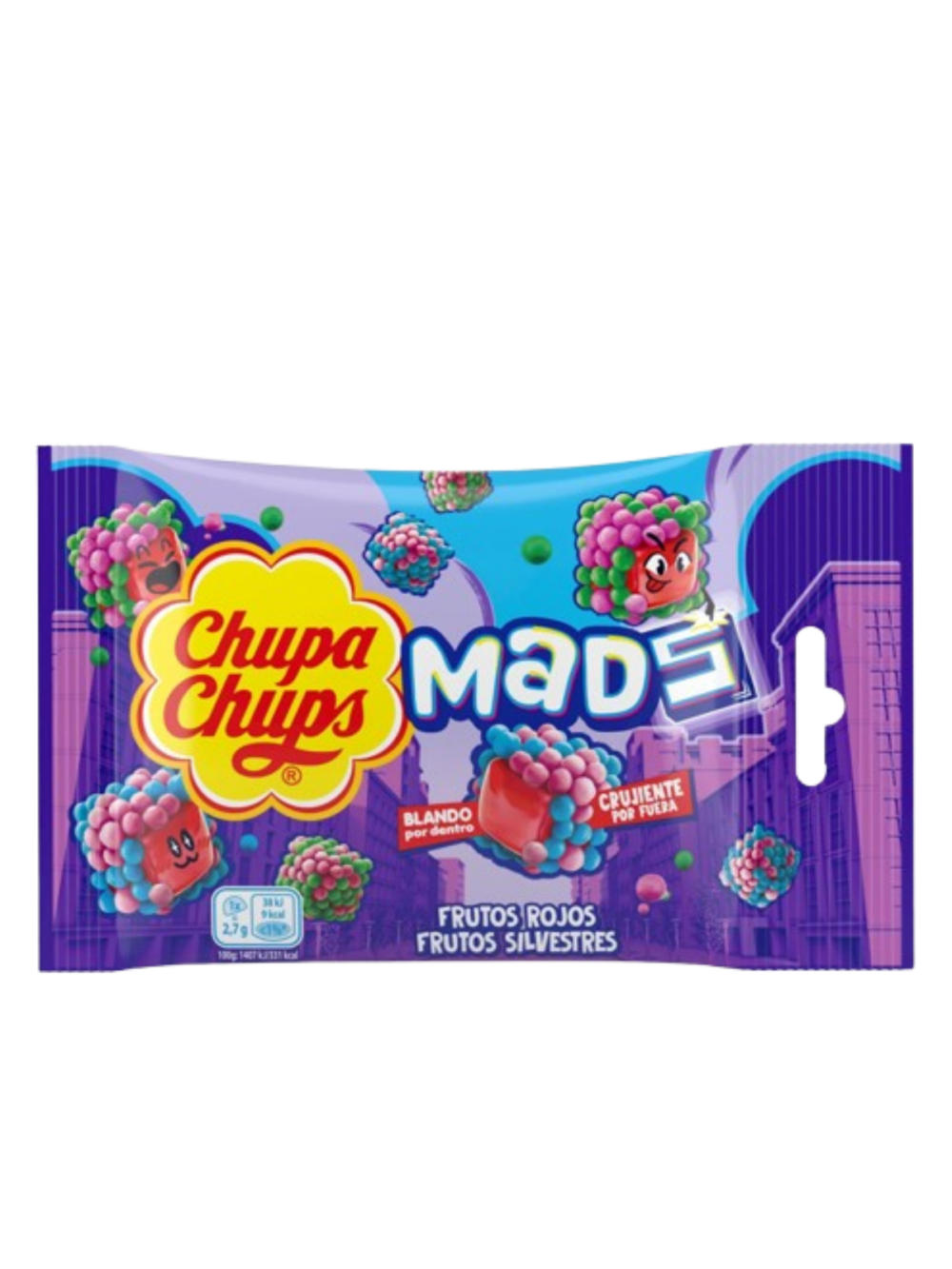 Chupa Chups Mads Frutos Silvestres 45gr