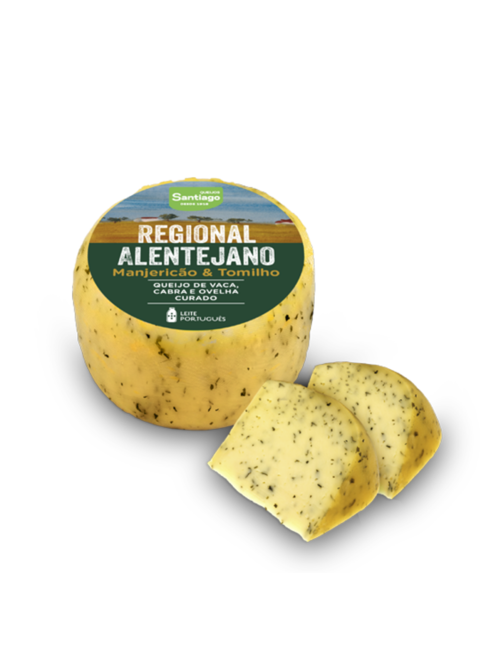 Santiago Queijo Reg. Alentejano Manjericao e Tomilho 100gr