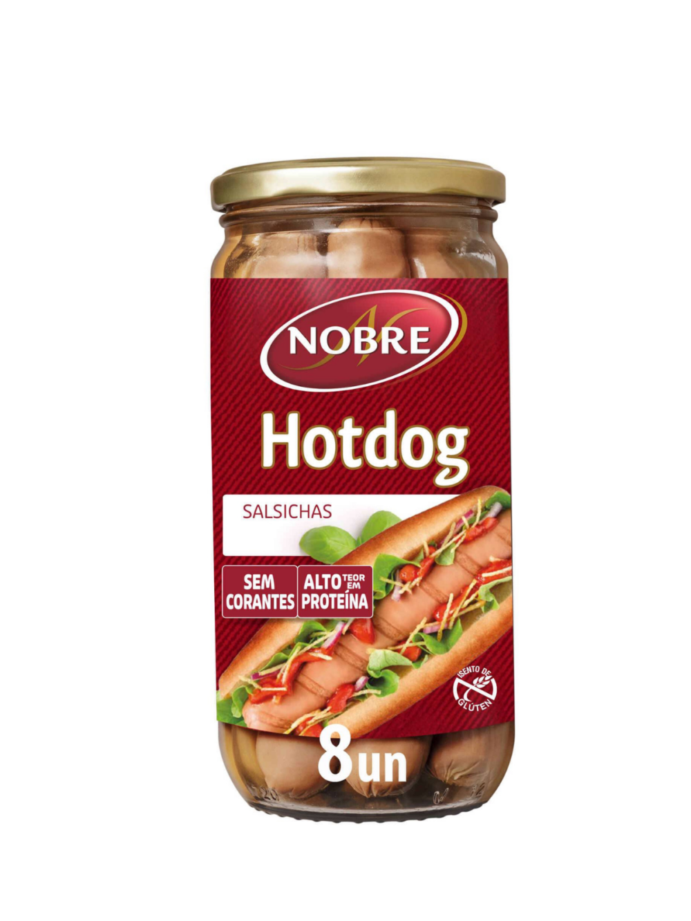 32009 (93) Nobre Salsichas Hotdog 650 Gr