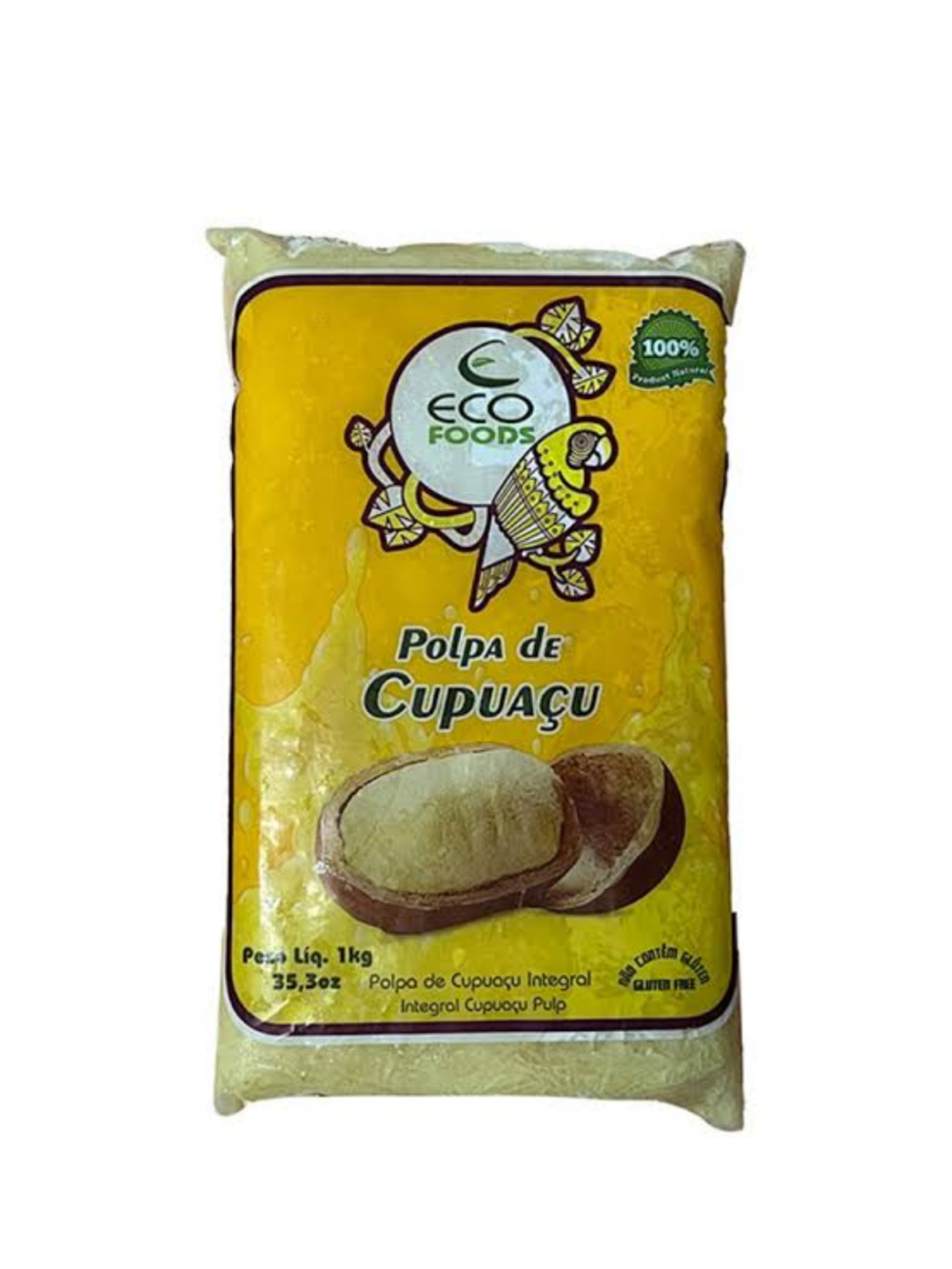 Cupuaçu Polpa Pura Premium 1kg